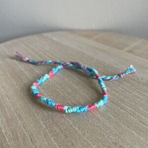 Madelyn Bracelet, anklet, trendy, comfortable, tie, embroidery thread, woven, gi